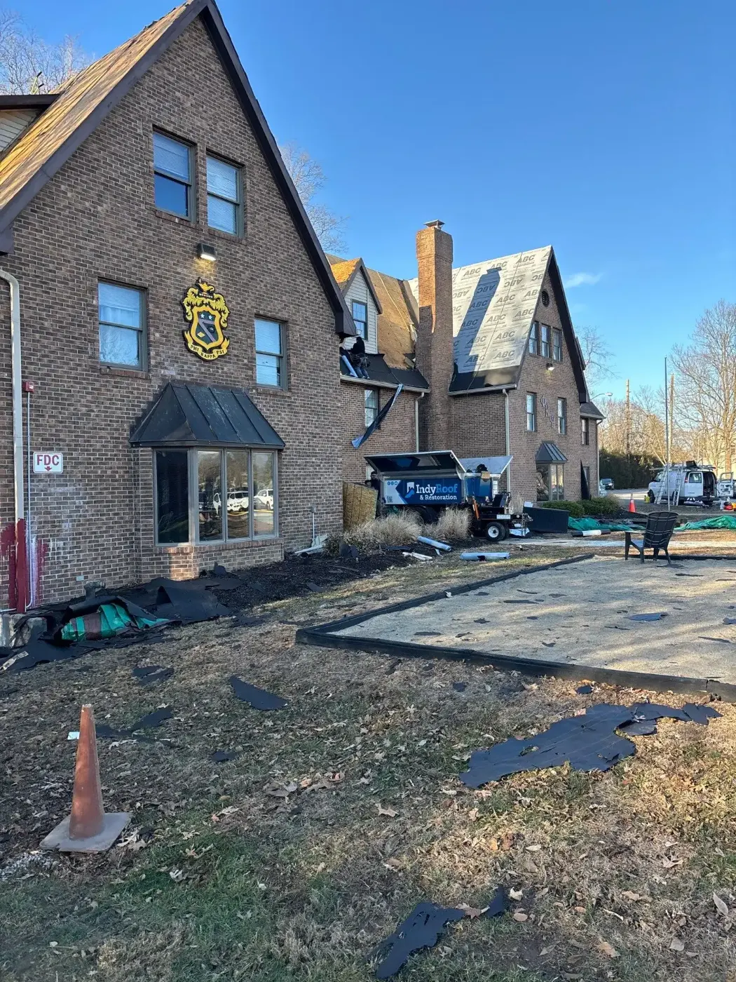 Commercial roof inspection documented in AmeriPlex Whitestown